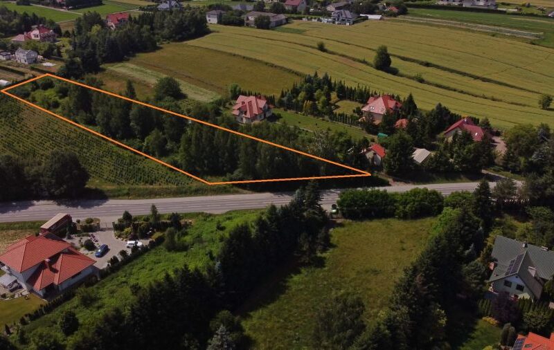 Działka ze starodrzewem -Jakubowice Kon.Lubelska