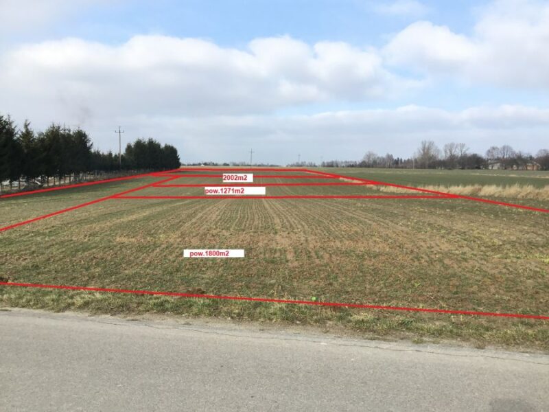 Działka bud-rolna w Rudce Kozłowieckiej.