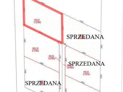 Motycz 2działki z WZ niedaleko szkoły .