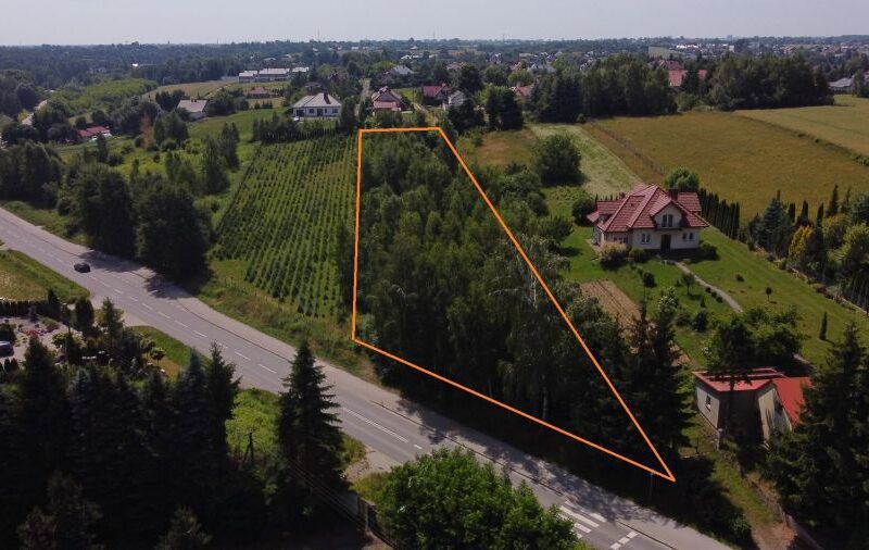 Działka bud-rolna ze starodrzewem -Jakubowice Kon.Lubelska