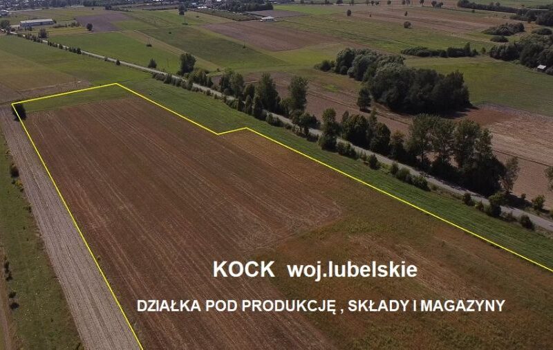Kock -tereny pod składy, magazyny,produkcję blisko S-19