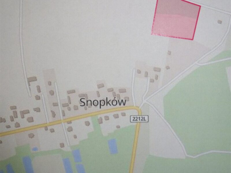 Snopków - działka na sprzedaż
