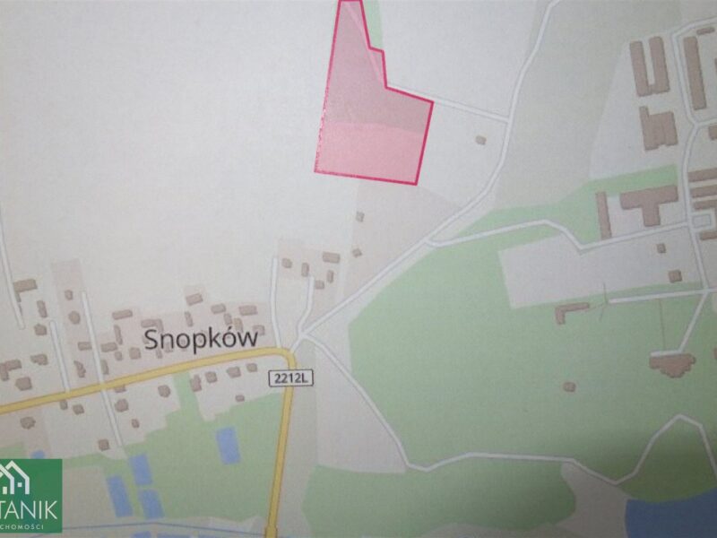 Snopków - działka na sprzedaż