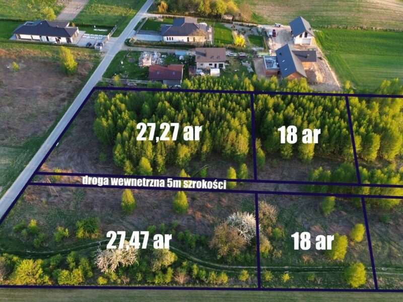 Jakubowice Konińskie-Kolonia - działka na sprzedaż