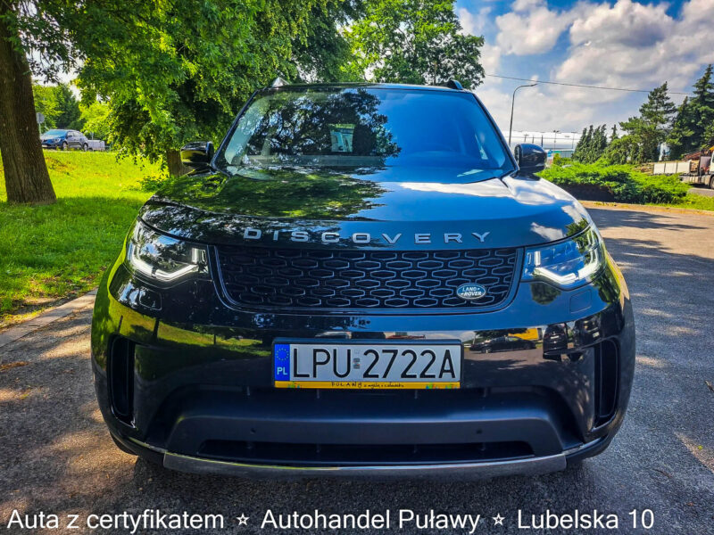 Land Rover Discovery V 2.0 TD4 HSE Luxury ⭐V 2.0 TD4 HSE Luxury⭐Diesel⭐2017⭐142445 tys. przebieg⭐180 KM KM⭐Navi⭐Certyfikat⭐Klima⭐Sprowadzony⭐4X4