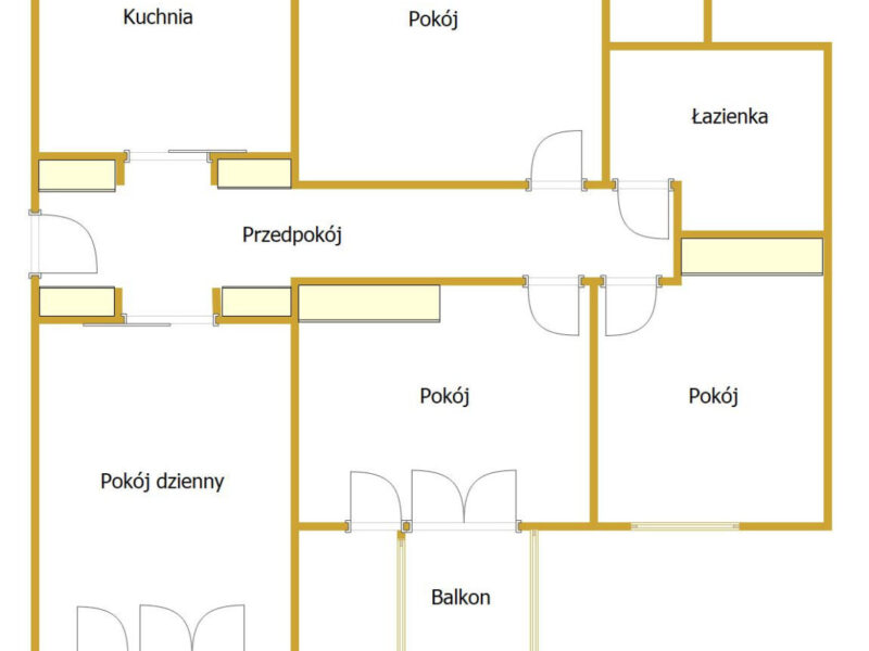 4 pokoje, 2 balkony, miejsce postojowe Czechów