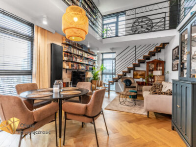 Nowoczesny apartament z antresolą, Nałęczowska