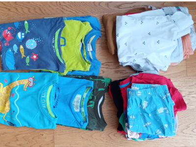 Paczka ubrań dla chłopca rozmiar 104 -110 cm ponad 20 sztuk