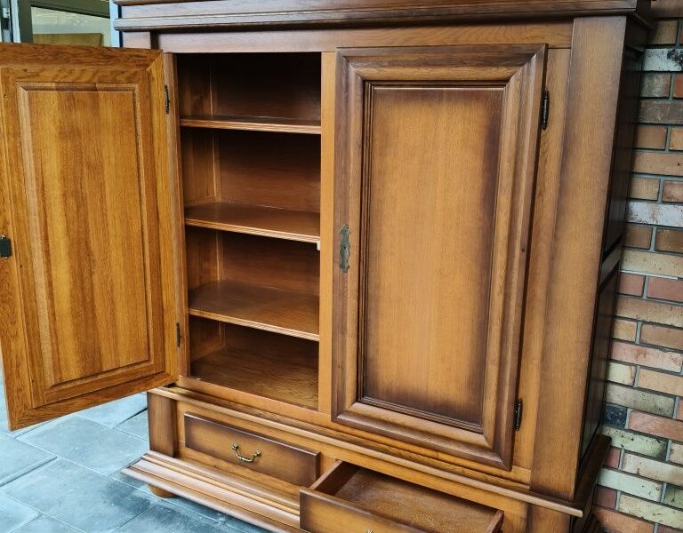 Aktówka dębowa / szafa / bieliźniarka / Meble holenderskie