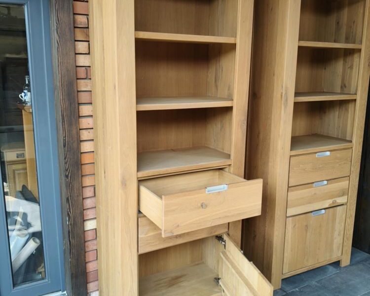 Biblioteka dębowa / meble holenderskie