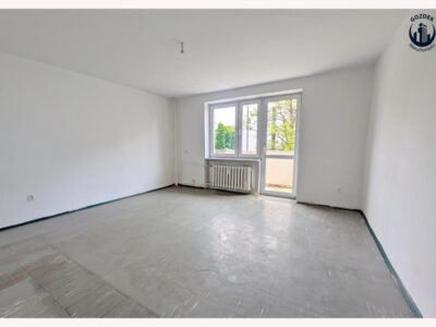 Dwupokojowe mieszkanie na I piętrze