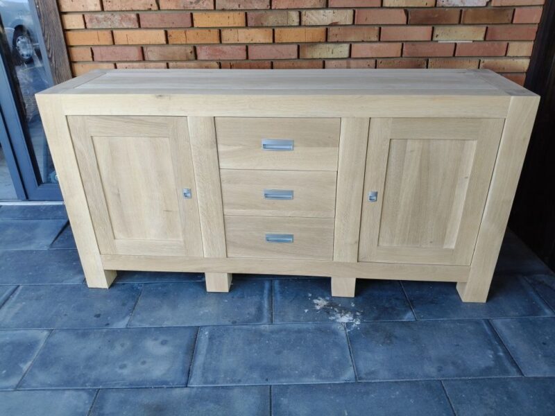 Komoda dębowa / oczyszczona / surowe drewno