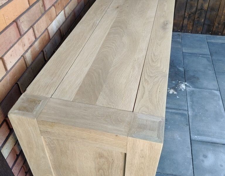 Komoda dębowa / oczyszczona / surowe drewno