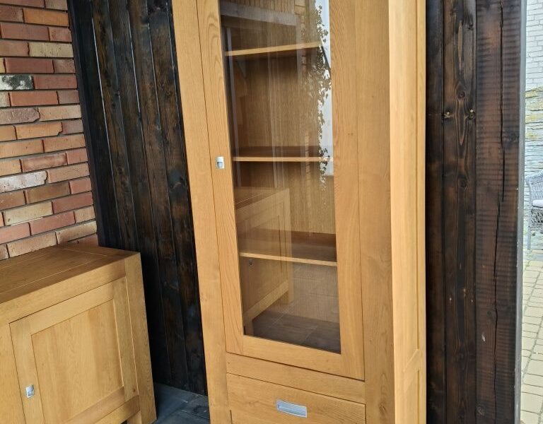 Komoda dębowa + witryna