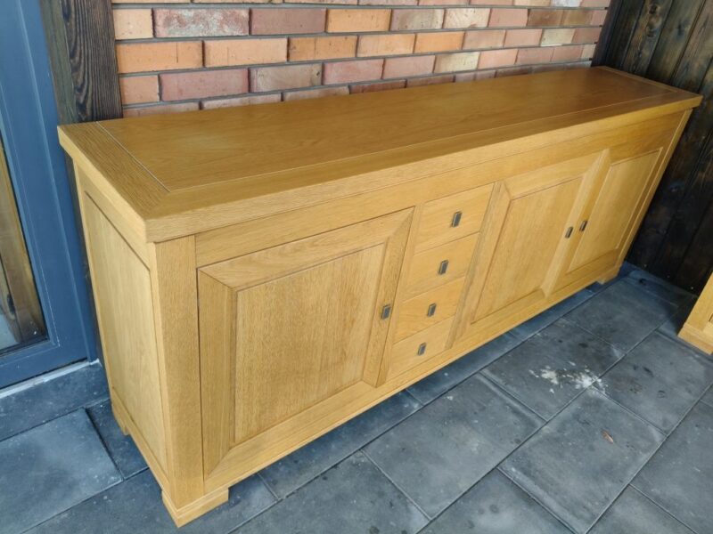 Komoda + witryna dębowa / meble holenderskie