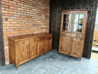 Komoda + witryna kolonialna