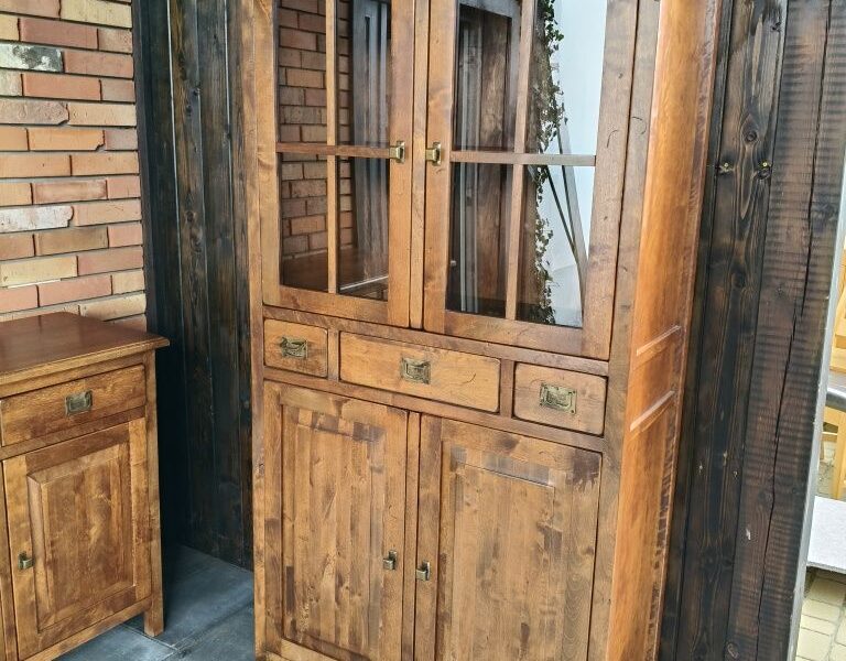 Komoda + witryna kolonialna