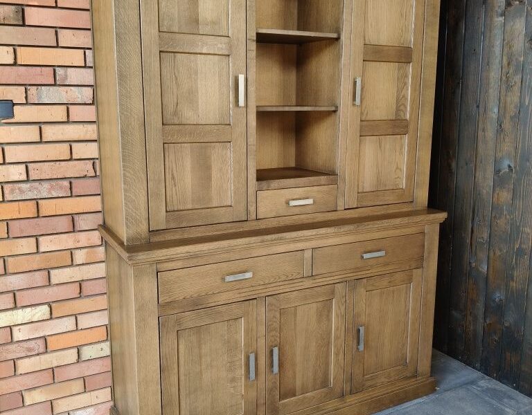 Kredens dębowy/ biblioteka