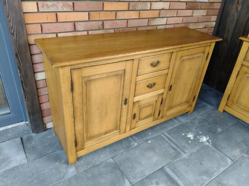 Kredens dębowy + komoda 100% dąb