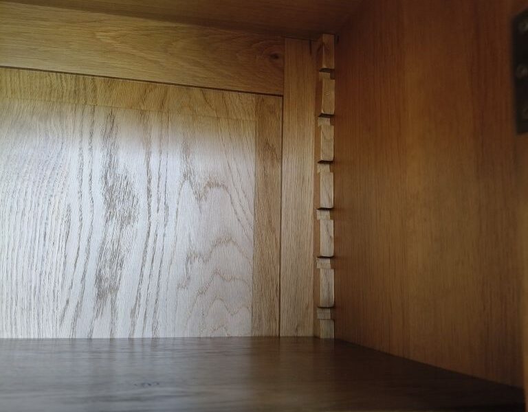 Kredens dębowy + komoda 100% dąb