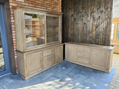 Kredens + komoda akacja / meble holenderskie