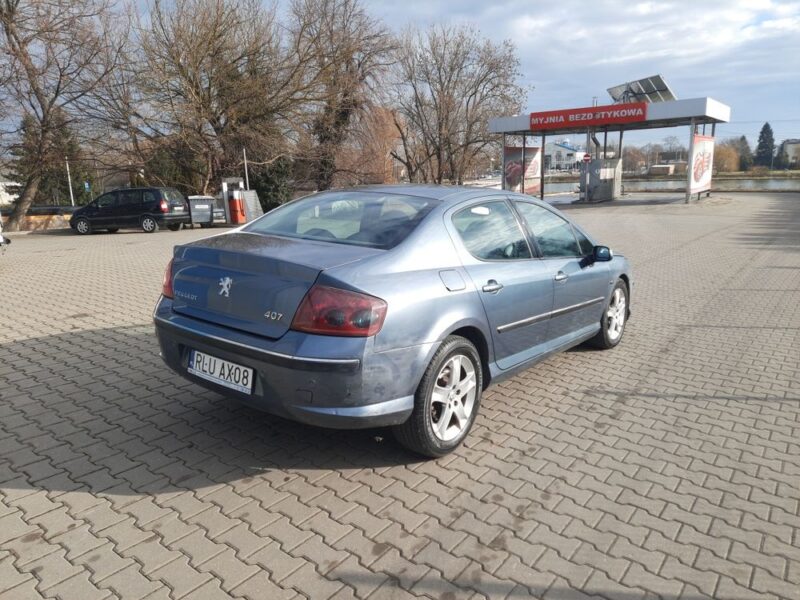 Peugeot 407 Super cena 2.0 diesel 6 biegów ważne opłaty