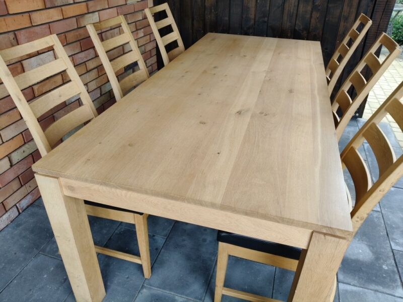 Stół dębowy + 6 krzeseł