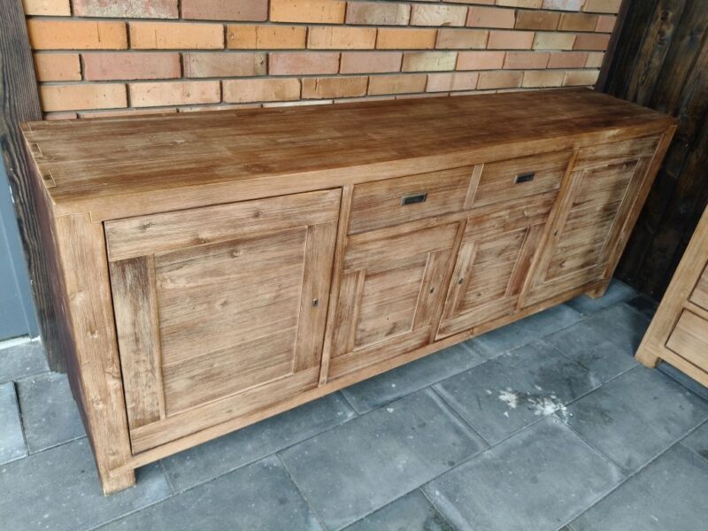 Witryna + komoda akacja