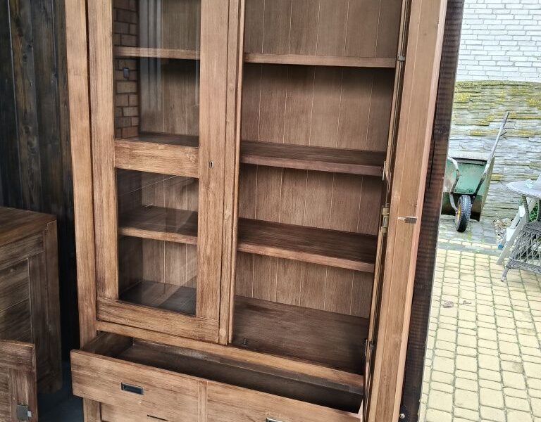 Witryna + komoda akacja