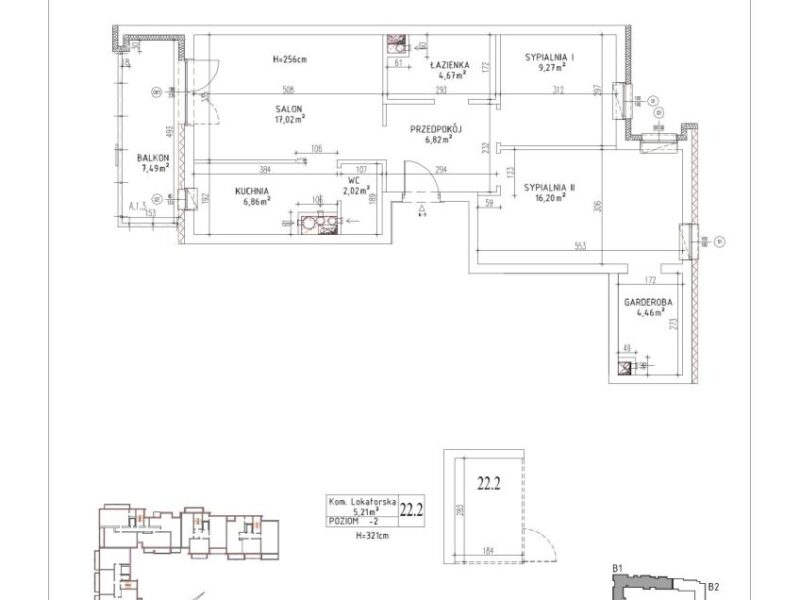 3 pokoje 67,32 m2 oddanie 2025