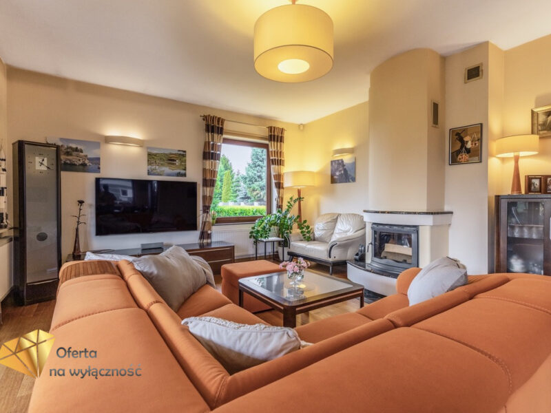 Parterowy dom 125 m2 | kominek | garaż | las