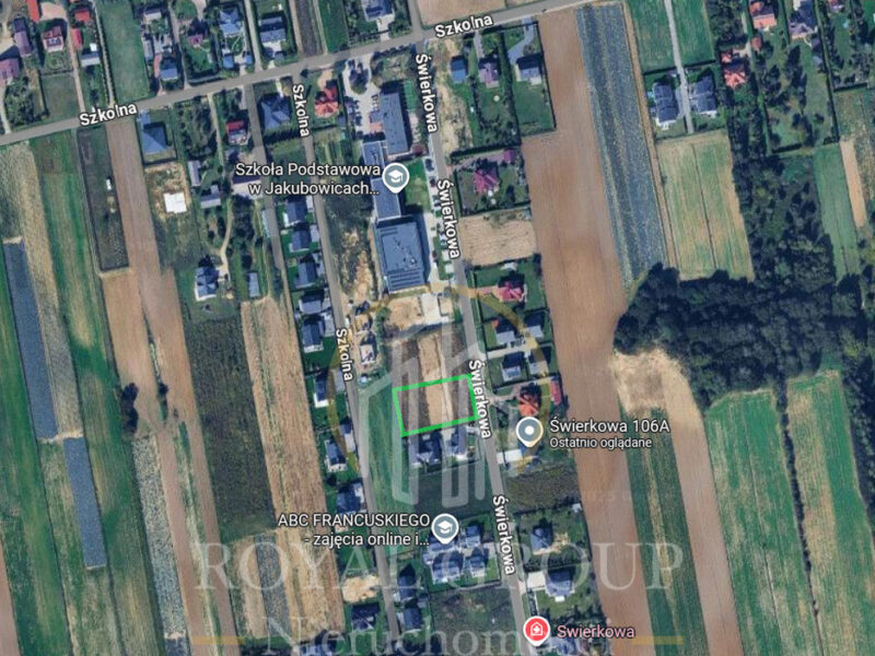 Działka 18a przy Szkole z Pozwoleniem na Budowę