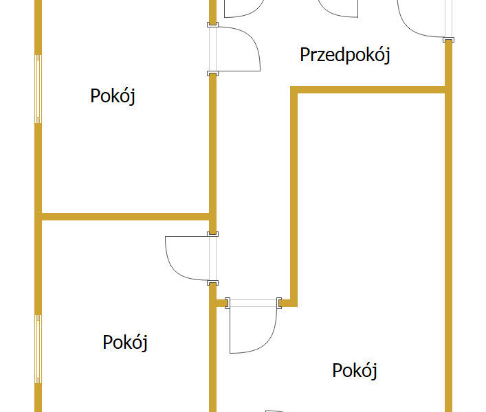 3 pokoje, balkon, piwnica Centrum