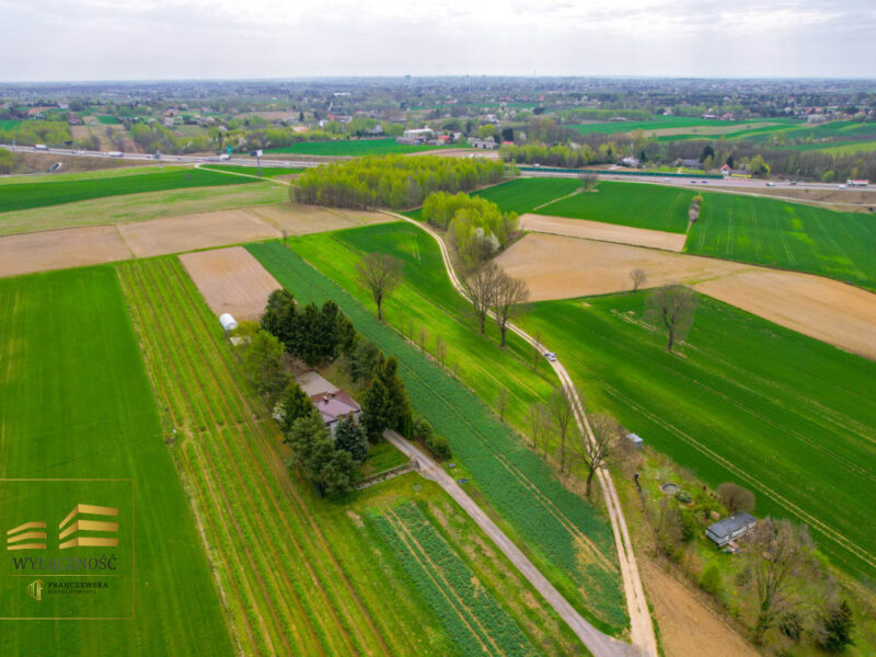 Działka rolna o pow. 3900m2 w Płouszowicach