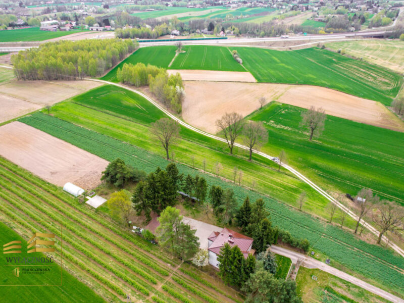 Działka rolna o pow. 3900m2 w Płouszowicach