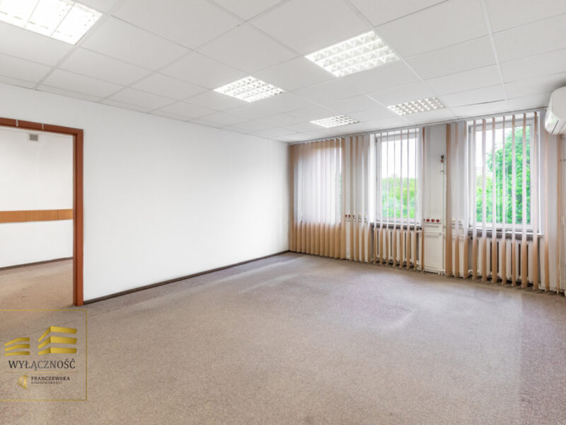 Oferta dostępna wyłącznie za pośrednictwem Franczewska Nieruchomości.Na wynajem lokale biurowe  o łącznej  powierzchni 236m2 zlokalizowane na 2 piętrze  w budyn -Węglin