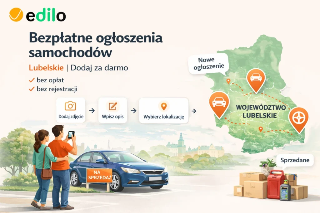 Ogłoszenia samochodowe za darmo Lubelskie – publikacja bez opłat i bez rejestracji
