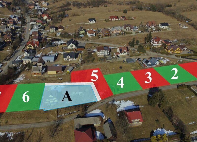 Wymiarowe działki budowlane w Krośnicy