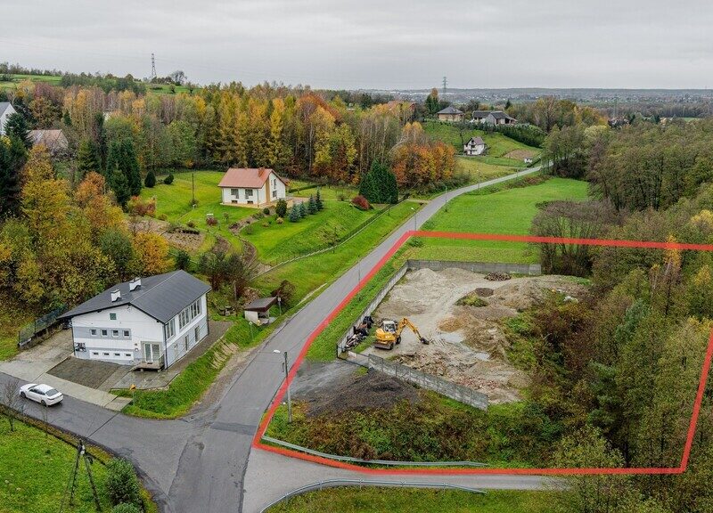 Działka budowlana- Szczepanowice-Pleśna-Małopolska