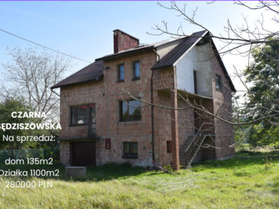 DOM Piętrowy 170m2- Czarna Sędziszowska