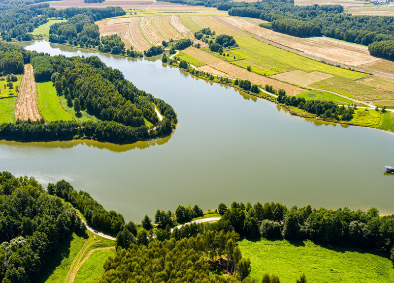 Działka nad zalewem w Skrzyszowie