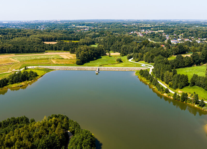 Działka nad zalewem w Skrzyszowie