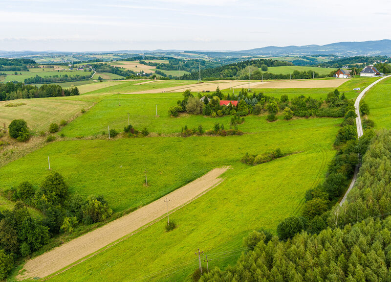 Hektarowa działka budowlana w Krużlowej Wyżnej!