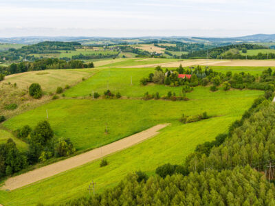 Hektarowa działka budowlana w Krużlowej Wyżnej!