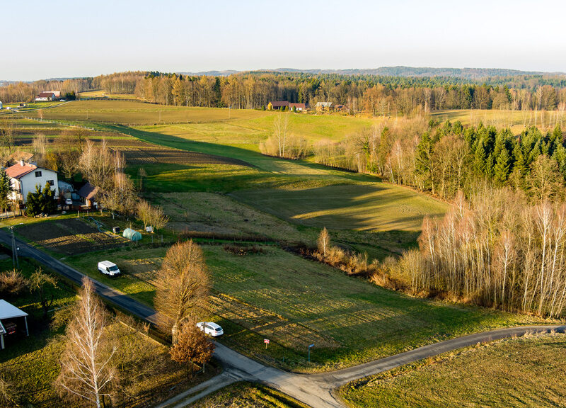 Działka budowlana Tuchów 18 ar, widokowa !