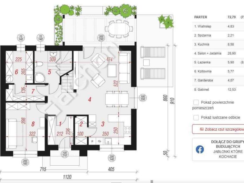 Dom 140 m2 nowy stan deweloperski, 1000 m2 działka
