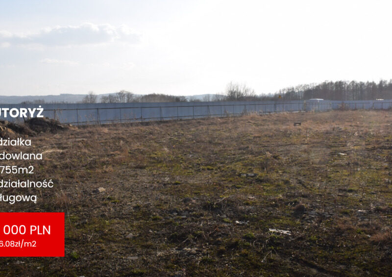 Działka komercyjno- usługowa 27,55a w Lutoryżu.