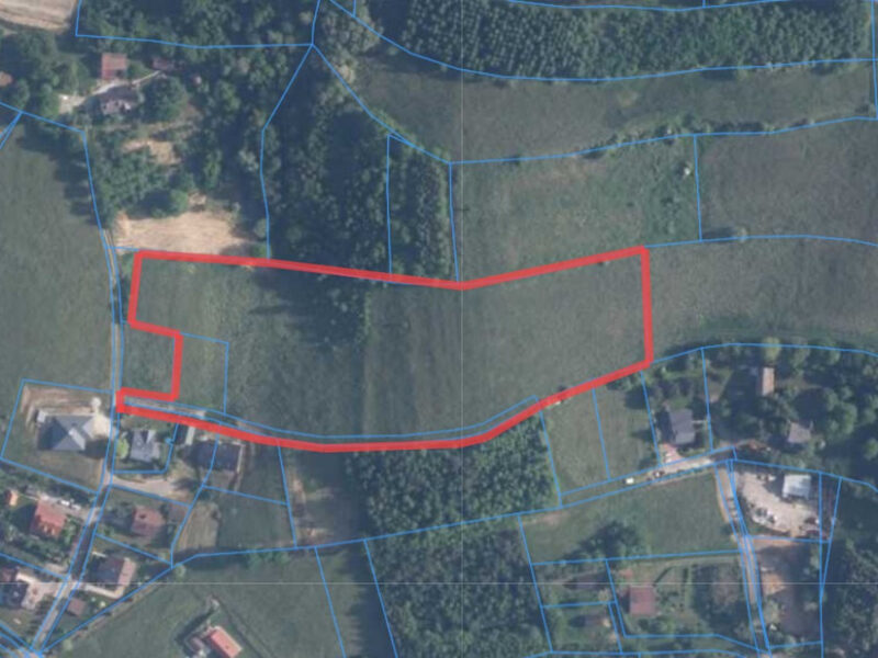 Działka budowlana 8 ar+ 1,37 h rolna !!