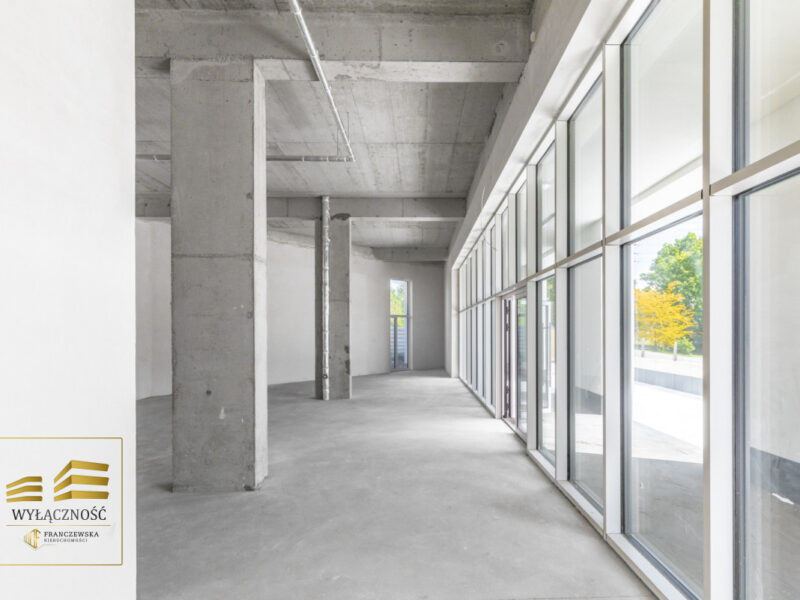 Do wynajęcia lokal handlowo-usługowy o powierzchni 105 m² w nowoczesnej inwestycji Onyksowa Design przy ul. Onyksowej w Lublinie, w dzielnicy Czuby (część Węgli -Lokal z witrynami, narożny 105m - Lublin, Węglinek