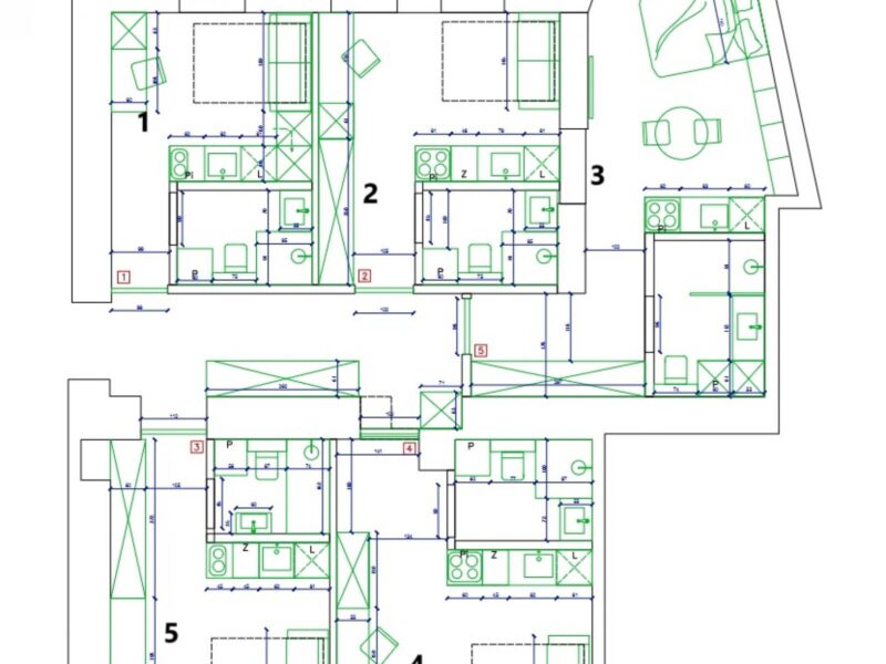 Mieszkanie o pow. 110 m2 w kamienicy/ul. Kościuszk